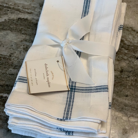 Pottery Barn Dishcloth Napkins Set of 4. NWT - Picture 1 of 7